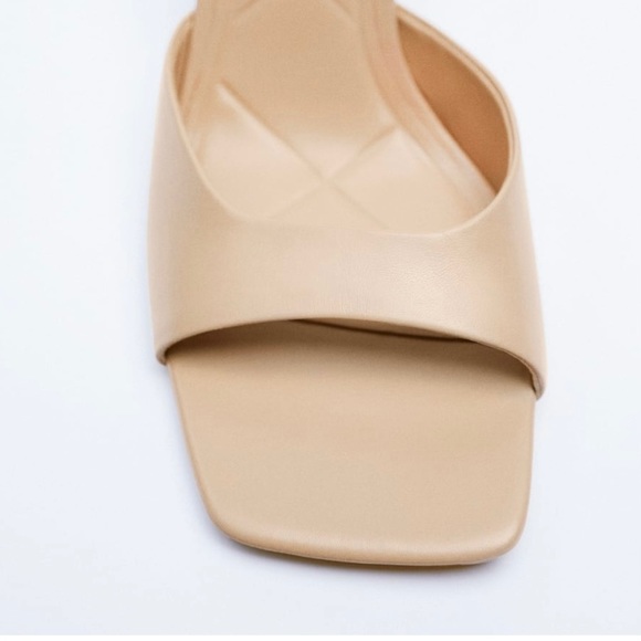 ZARA Nude Heeled Sandal Size 42 (F) - Picture 5 of 7